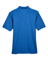 Harriton M265 Men's 5.6 oz. Easy Blend Polo #color_TRUE ROYAL