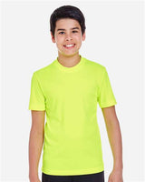 Team 365 TT11Y Youth Zone Performance T-Shirt #color_SAFETY YELLOW