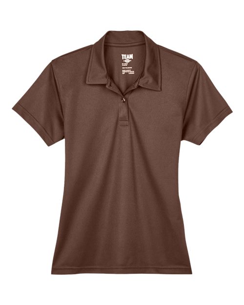 Team 365 TT21W Ladies' Command Snag Protection Polo #color_SPRT DARK BROWN