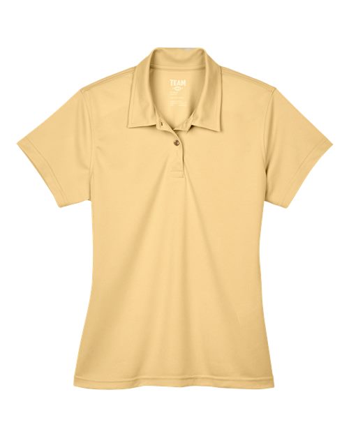 Team 365 TT21W Ladies' Command Snag Protection Polo #color_SPRT VEGAS GOLD