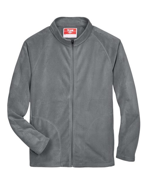 Team 365 TT90 Men's Campus Microfleece Jacket #color_SPORT GRAPHITE