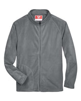Team 365 TT90 Men's Campus Microfleece Jacket #color_SPORT GRAPHITE