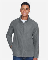Team 365 TT90 Men's Campus Microfleece Jacket #color_SPORT GRAPHITE
