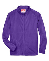 Team 365 TT90 Men's Campus Microfleece Jacket #color_SPORT PURPLE