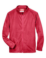 Team 365 TT90 Men's Campus Microfleece Jacket #color_SPORT RED