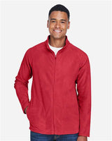 Team 365 TT90 Men's Campus Microfleece Jacket #color_SPORT RED