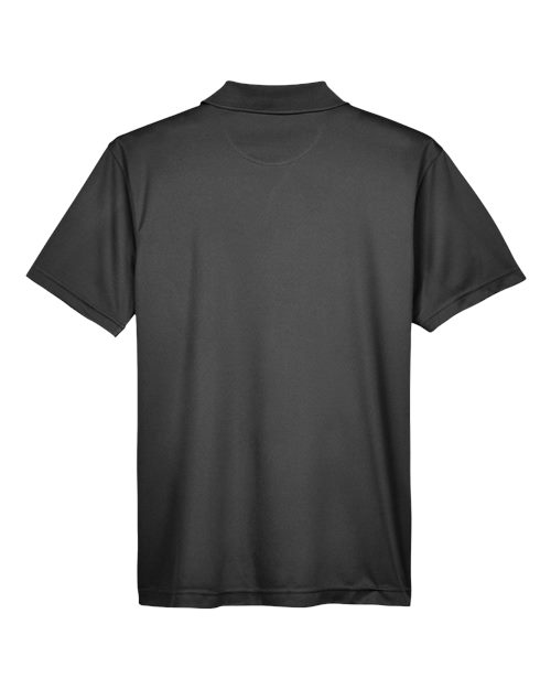 Harriton M315 Men's 4 oz. Polytech Polo #color_BLACK