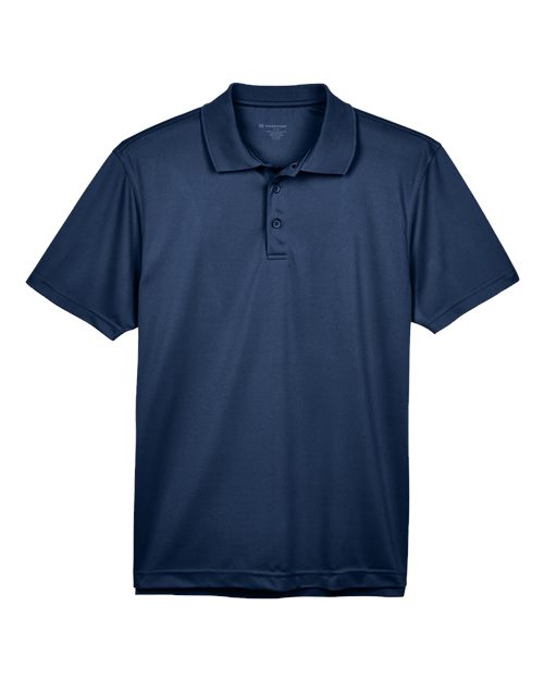 Harriton M315 Men's 4 oz. Polytech Polo #color_NAVY