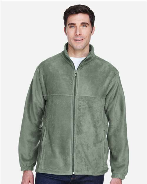 Harriton M990 Men's 8 oz. Full-Zip Fleece #color_DILL
