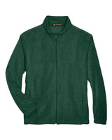 Harriton M990 Men's 8 oz. Full-Zip Fleece #color_HUNTER