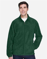 Harriton M990 Men's 8 oz. Full-Zip Fleece #color_HUNTER