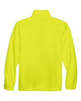 Harriton M990 Men's 8 oz. Full-Zip Fleece #color_SAFETY YELLOW