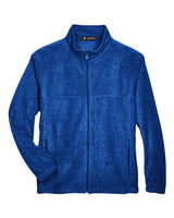Harriton M990 Men's 8 oz. Full-Zip Fleece #color_TRUE ROYAL