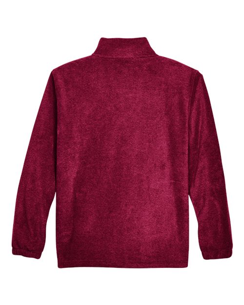 Harriton M990 Men's 8 oz. Full-Zip Fleece #color_WINE