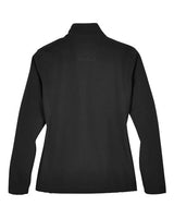 Team 365 TT80W Ladies' Leader Soft Shell Jacket #color_BLACK