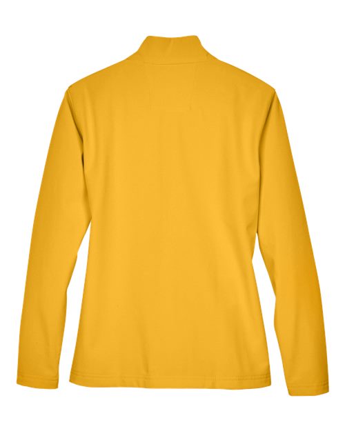 Team 365 TT80W Ladies' Leader Soft Shell Jacket #color_SPORT ATH GOLD