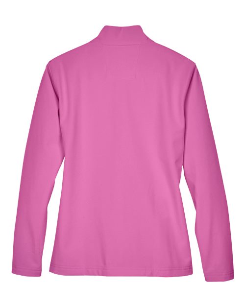 Team 365 TT80W Ladies' Leader Soft Shell Jacket #color_SP CHARITY PINK