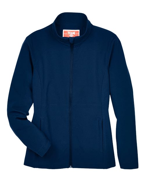 Team 365 TT80W Ladies' Leader Soft Shell Jacket #color_SPORT DARK NAVY