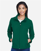 Team 365 TT80W Ladies' Leader Soft Shell Jacket #color_SPORT FOREST