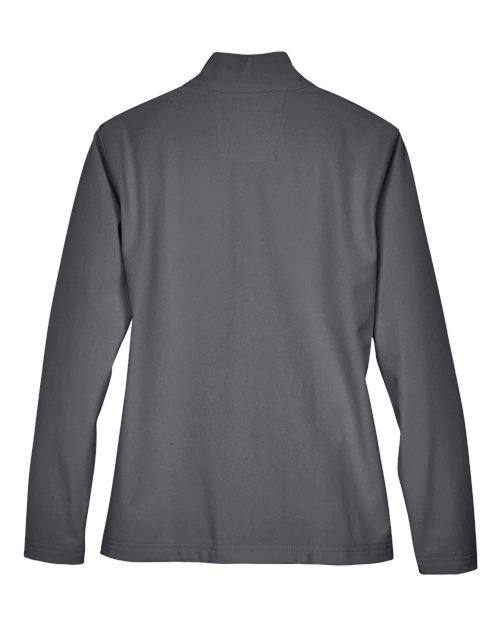 Team 365 TT80W Ladies' Leader Soft Shell Jacket #color_SPORT GRAPHITE