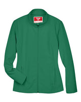 Team 365 TT80W Ladies' Leader Soft Shell Jacket #color_SPORT KELLY
