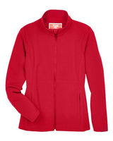 Team 365 TT80W Ladies' Leader Soft Shell Jacket #color_SPORT RED
