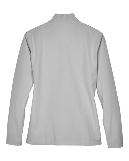Team 365 TT80W Ladies' Leader Soft Shell Jacket #color_SPORT SILVER
