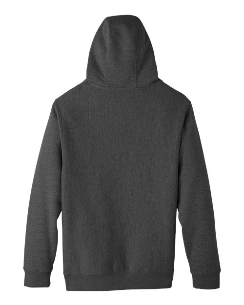Team 365 TT96 Adult Zone HydroSport Heavyweight Pullover Hooded Sweatshirt #color_DARK GREY HEATHR