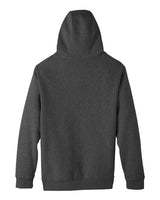 Team 365 TT96 Adult Zone HydroSport Heavyweight Pullover Hooded Sweatshirt #color_DARK GREY HEATHR