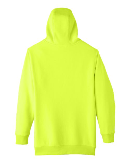 Team 365 TT96 Adult Zone HydroSport Heavyweight Pullover Hooded Sweatshirt #color_SAFETY YELLOW