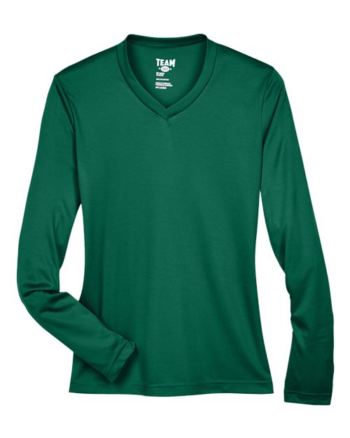 Team 365 TT11WL Ladies' Zone Performance Long-Sleeve T-Shirt #color_SPORT FOREST