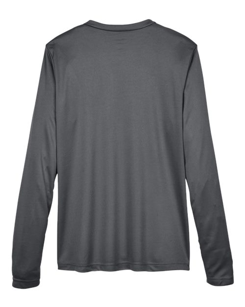 Team 365 TT11WL Ladies' Zone Performance Long-Sleeve T-Shirt #color_SPORT GRAPHITE