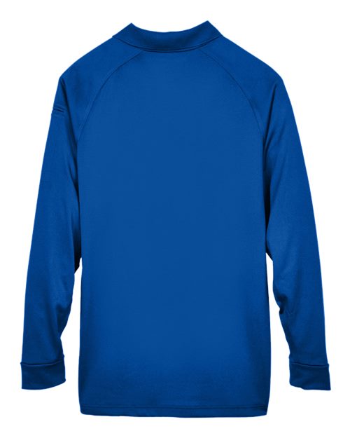 Harriton M211L Men's Advantage Snag Protection Plus Long-Sleeve Tactical Polo #color_TRUE ROYAL