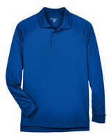 Harriton M211L Men's Advantage Snag Protection Plus Long-Sleeve Tactical Polo #color_TRUE ROYAL