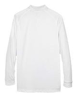 Harriton M211L Men's Advantage Snag Protection Plus Long-Sleeve Tactical Polo #color_WHITE