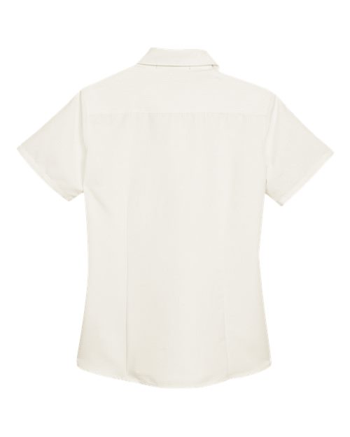 Harriton M560W Ladies' Barbados Textured CampShirt #color_CREME