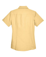 Harriton M560W Ladies' Barbados Textured CampShirt #color_PINEAPPLE