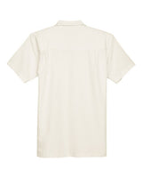 Harriton M560 Men's Barbados Textured CampShirt #color_CREME