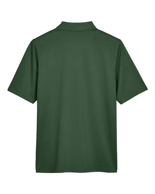 Harriton M348 Men's Advantage Snag Protection Plus IL Polo #color_DARK GREEN