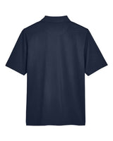 Harriton M348 Men's Advantage Snag Protection Plus IL Polo #color_DARK NAVY