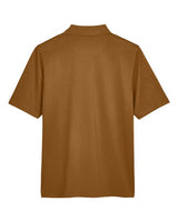 Harriton M348 Men's Advantage Snag Protection Plus IL Polo #color_DUCK BROWN