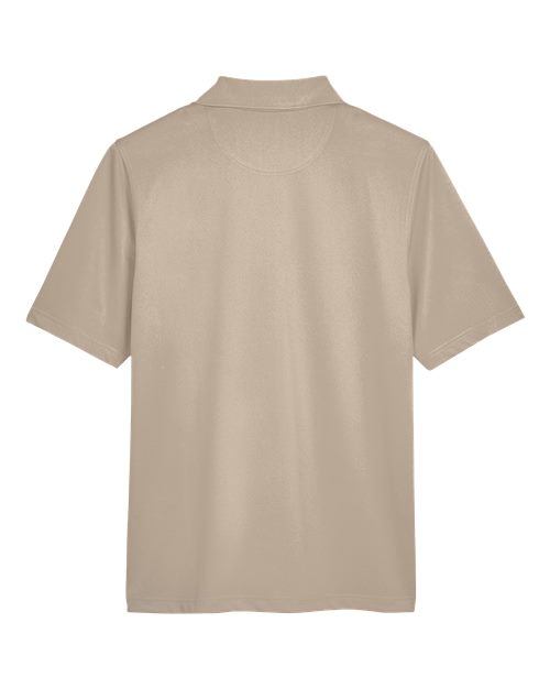 Harriton M348 Men's Advantage Snag Protection Plus IL Polo #color_KHAKI