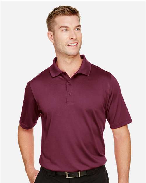 Harriton M348 Men's Advantage Snag Protection Plus IL Polo #color_MAROON