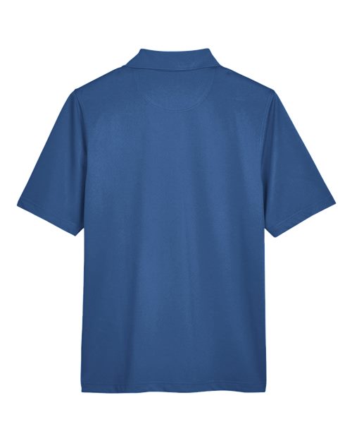 Harriton M348 Men's Advantage Snag Protection Plus IL Polo #color_POOL BLUE