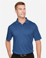 Harriton M348 Men's Advantage Snag Protection Plus IL Polo #color_POOL BLUE