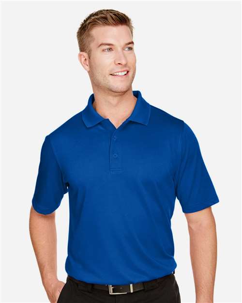 Harriton M348 Men's Advantage Snag Protection Plus IL Polo #color_TRUE ROYAL