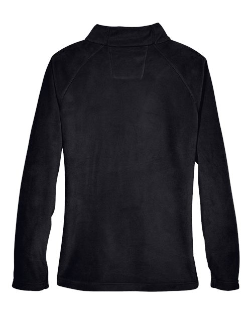 Team 365 TT90W Ladies' Campus Microfleece Jacket #color_BLACK