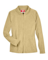 Team 365 TT90W Ladies' Campus Microfleece Jacket #color_SPORT VEGAS GOLD