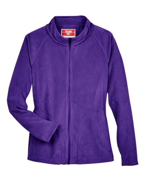 Team 365 TT90W Ladies' Campus Microfleece Jacket #color_SPORT PURPLE