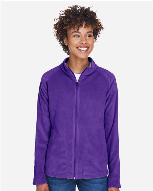 Team 365 TT90W Ladies' Campus Microfleece Jacket #color_SPORT PURPLE